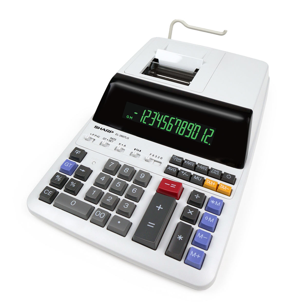 Sharp EL-2607 LG druckender Tischrechner 