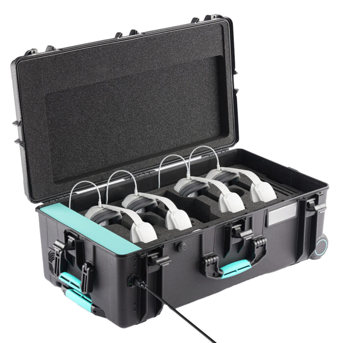 Formcase Transformer Case T4-VR - USB-C Charge Only für bis zu 4 VR-Brillen + Controller