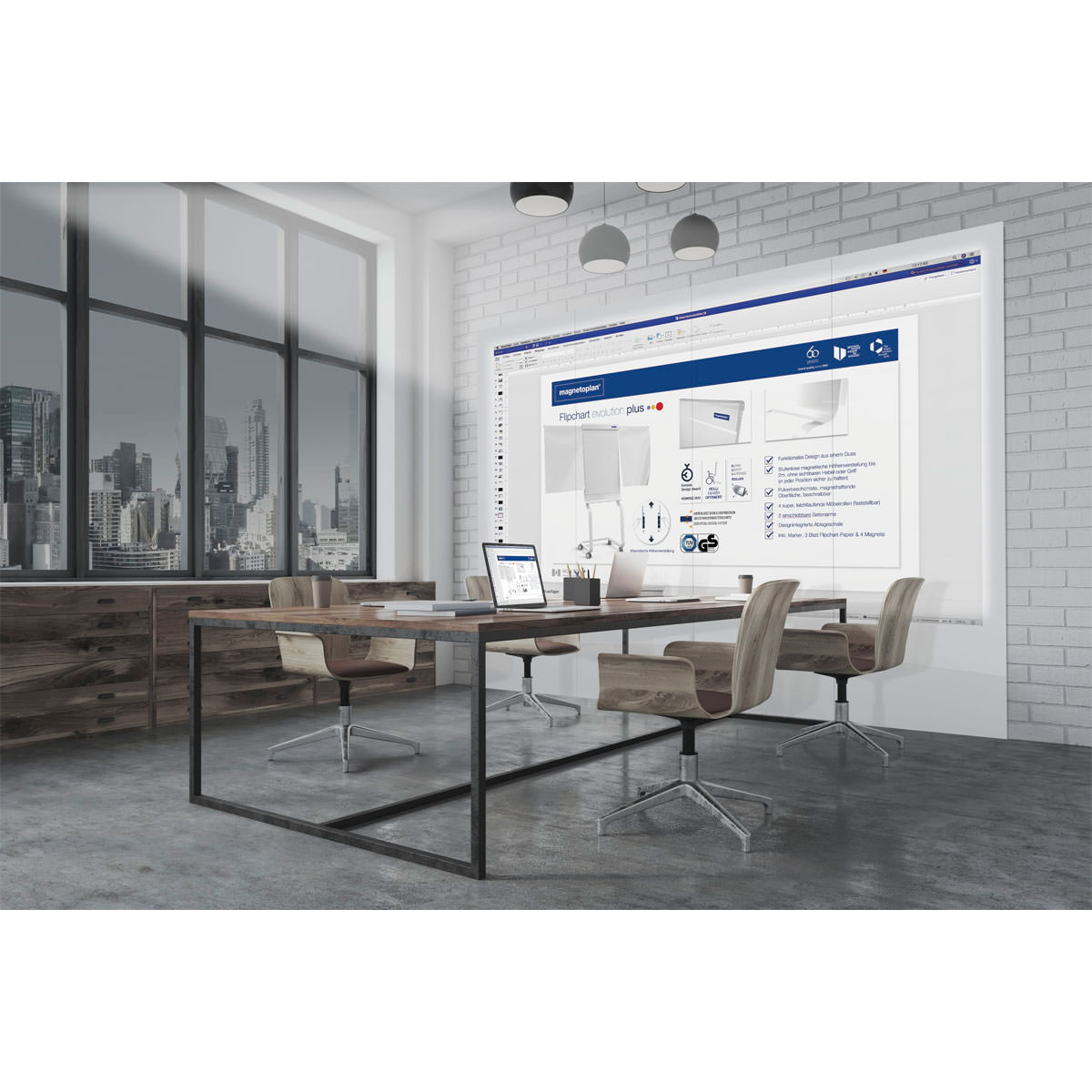 Magnetoplan 1041401 Infinity Wall X, PROJECTION 