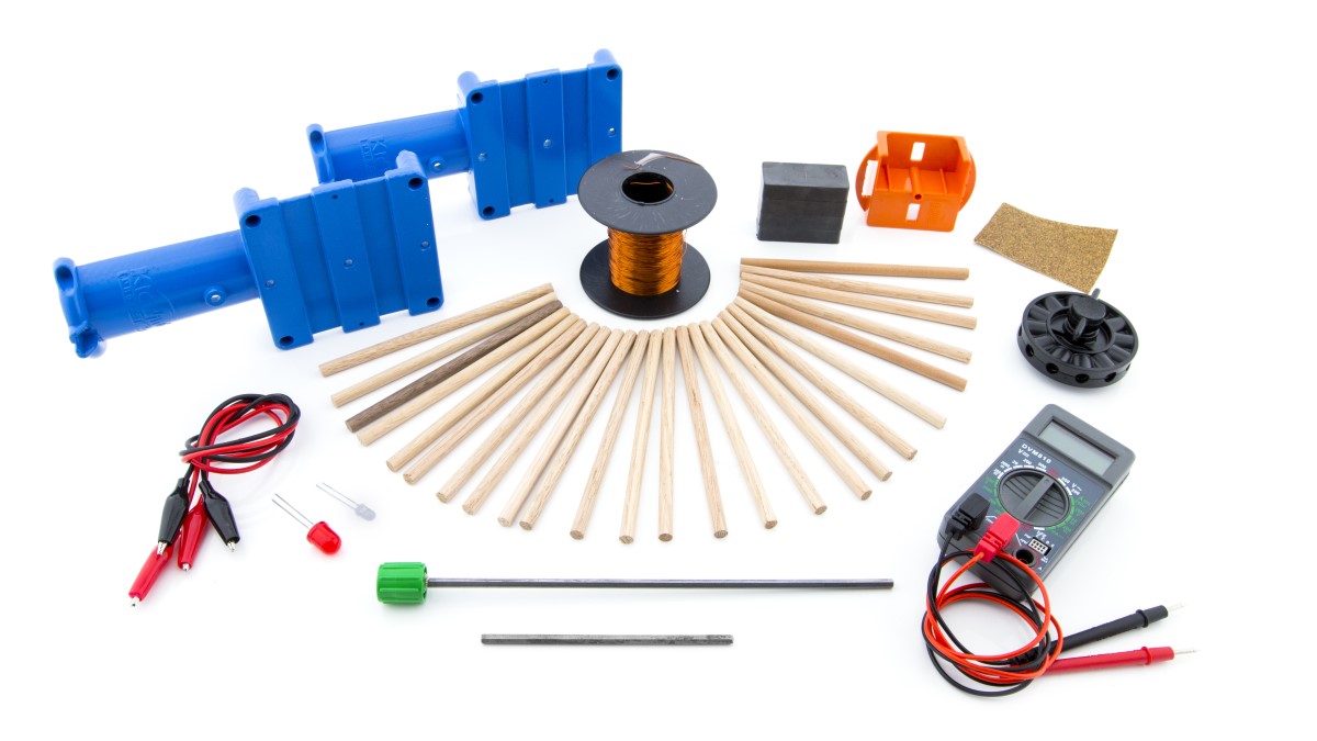 Vernier KidWind klassen-einfacher Generatorbausatz Klassensatz 10 Stück (KW-SGENC) für GDX-NRG einfach zu bauender Wechselstromgenerator