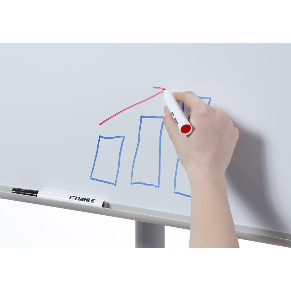Dahle Flip-Chart TEAM mobil, stufenlose Höhenverstellung 