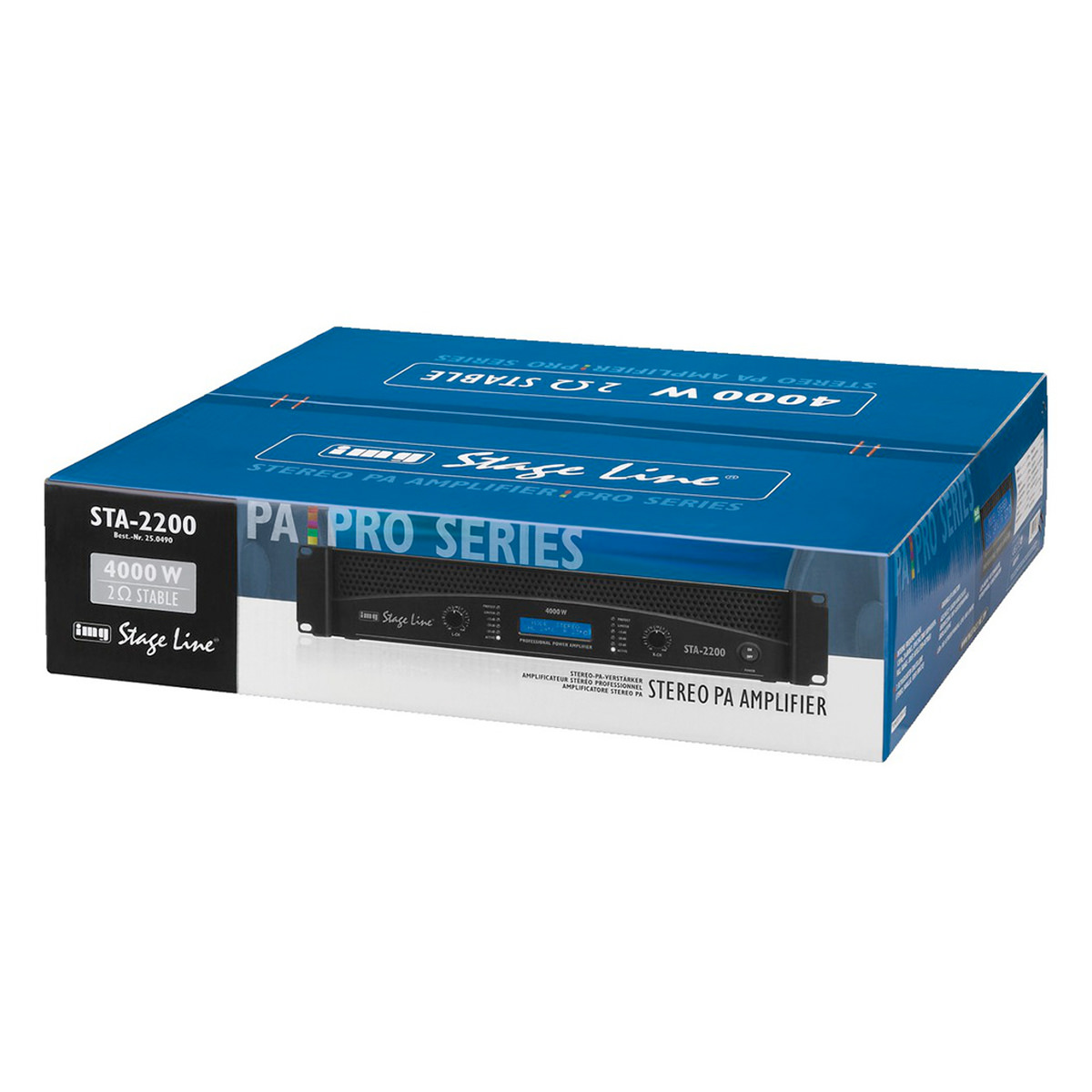 IMG STAGELINE STA-2200 Professioneller Stereo-PA-Verstärker