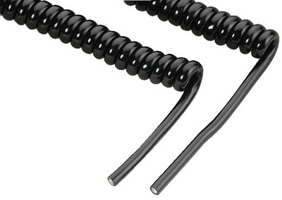 MONACOR CCX-6M Mikrofon-Spiralkabel, Ø 5 mm