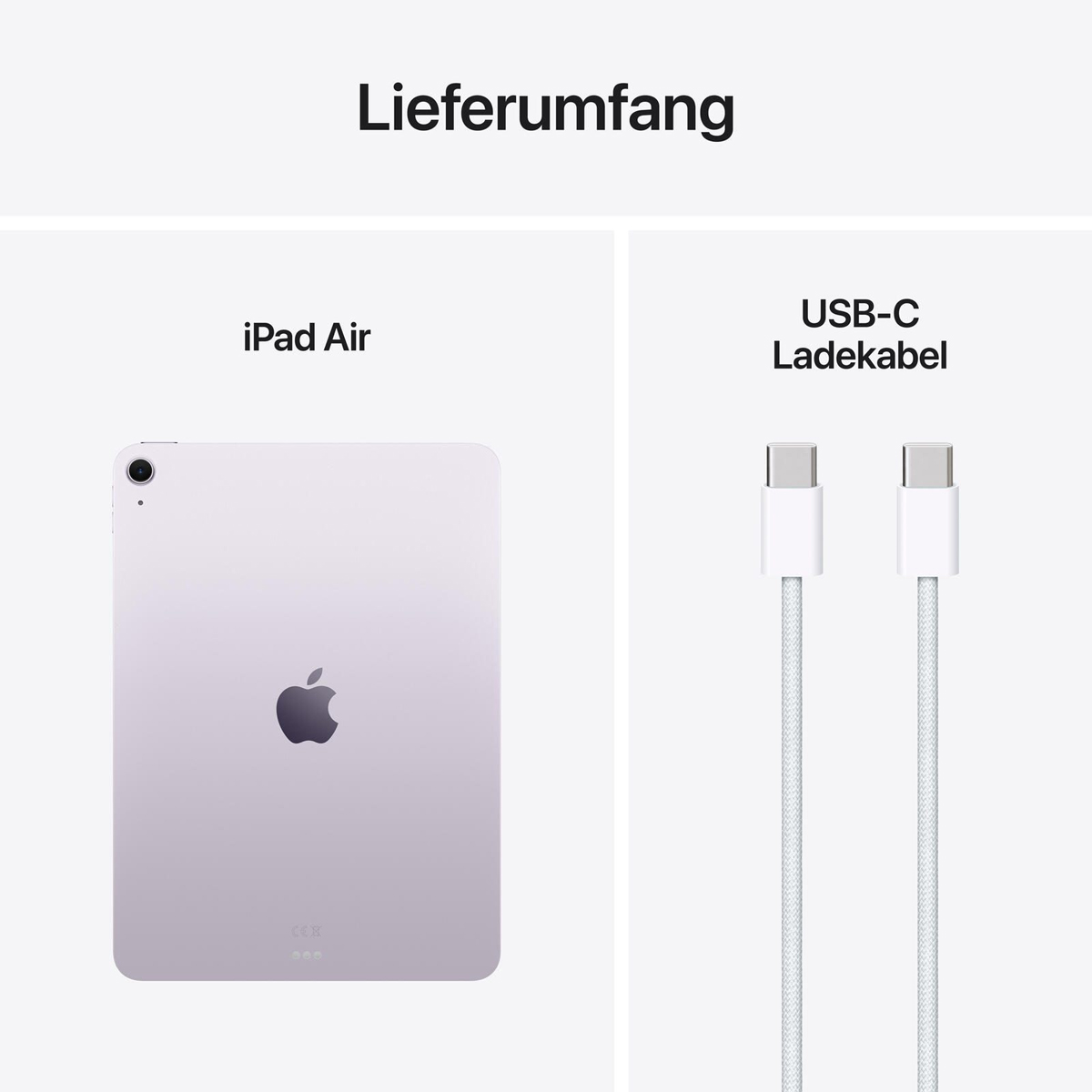 Apple iPad Air M3 11'' (27,9cm) 2025 Wi-Fi 128 GB Violett
