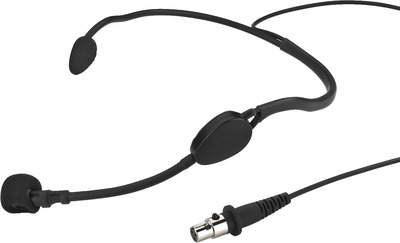 MONACOR HSE-70WP Elektret-Kopfbügelmikrofon, IPX4