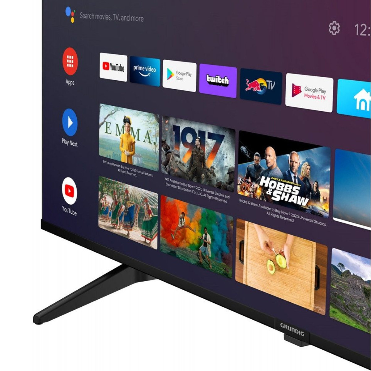 Grundig 43'' (109cm) VCE 223 Smart 4K LED TV, HDR-Bildoptimierung, Android-System, Dolby Digital