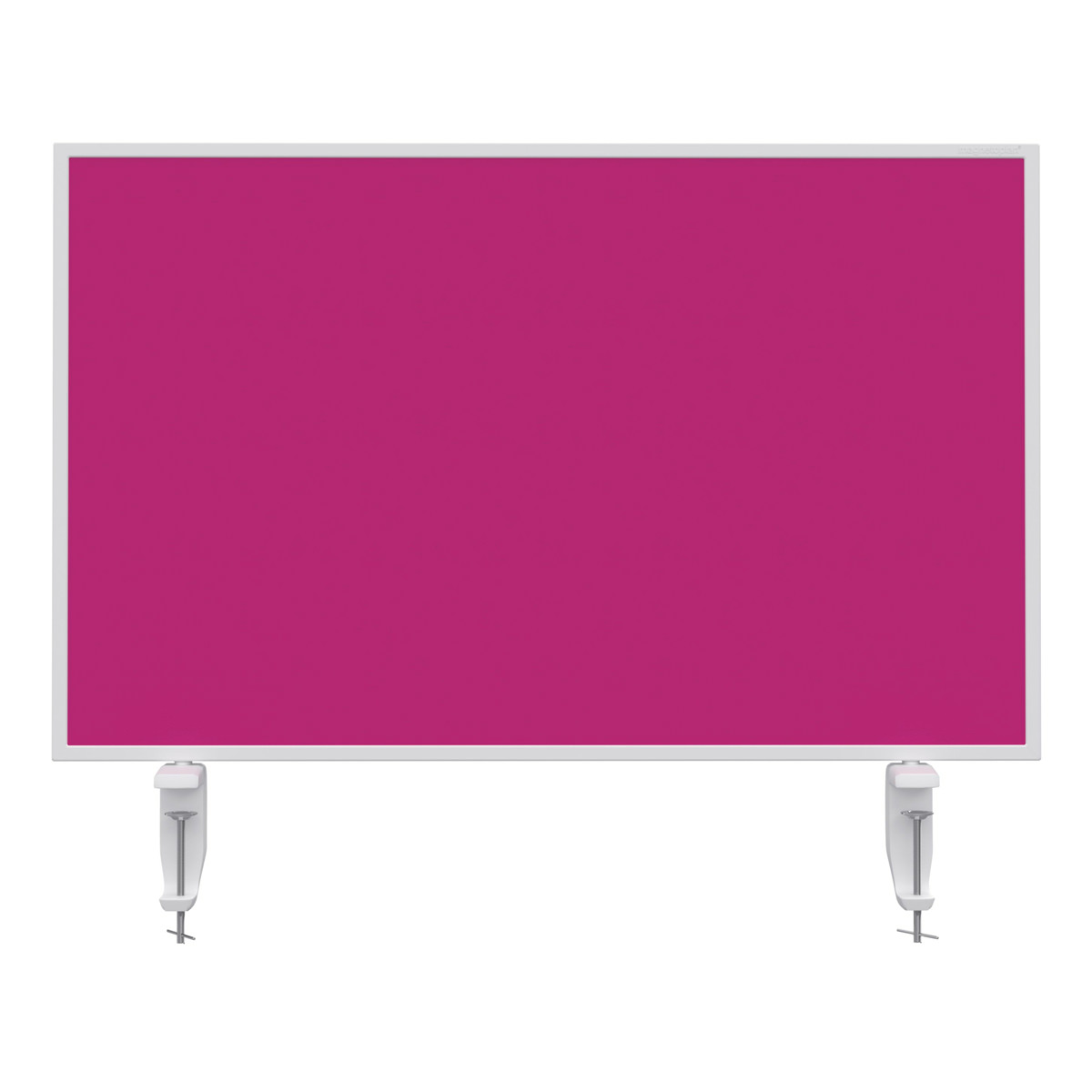 Magnetoplan 1108018 Tischtrennwand VarioPin Whiteboard/Filz Pink, 80 x 50cm
