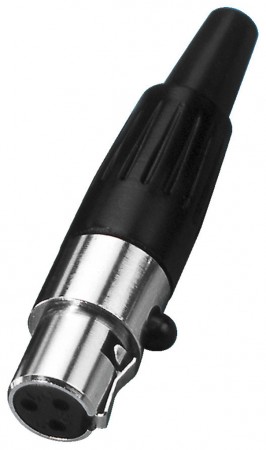 MONACOR XLR-307/J Miniatur-XLR-Kupplung, 3-polig