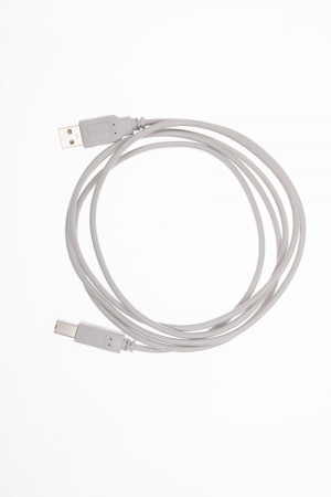 USB 2.0 Anschlusskabel 1,80m Stecker A an Stecker B grau
