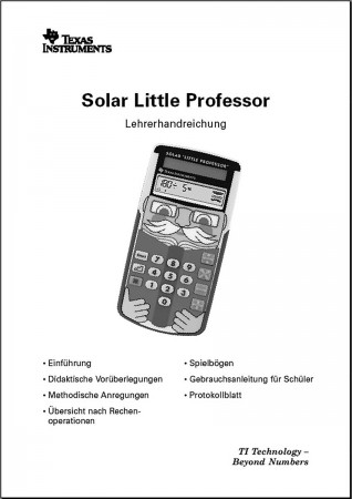 Lehrerhandbuch für TI-Little Professor Solar