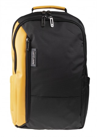 BESTLIFE Titan Business Rucksack für Laptop schwarz/gelb
