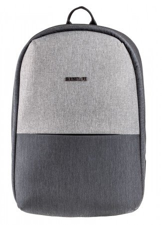 BESTLIFE Murada TravelSafe Rucksack für Laptop bis 15,6 Zoll USB grau