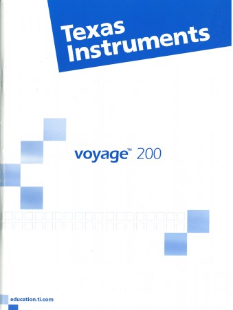 Kurzanleitung französisch für Voyage 200 65 Seiten