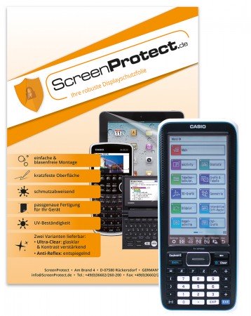 ScreenProtect Displayschutzfolie UltraClear für Casio FX-CP 400