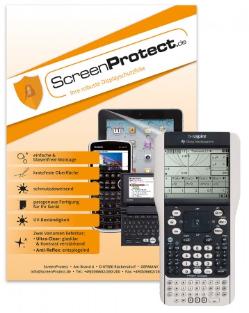 ScreenProtect Displayschutzfolie AntiReflex für TI Nspire/Touch/CAS