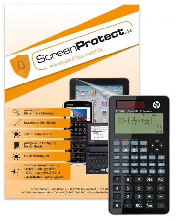 ScreenProtect Displayschutzfolie AntiReflex für Hewlett Packard HP-300 S+