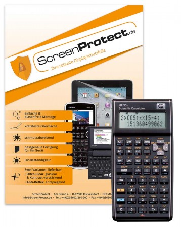 ScreenProtect Displayschutzfolie UltraCleare für Hewlett Packard HP-35 S
