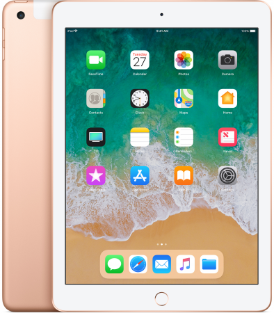 Apple iPad 9.7 Wi-Fi + Cellular 128GB - Gold