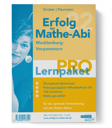 Freiburger Verlag - Erfolg im Mathe-Abi 2022 Lernpaket 'Pro' Mecklenburg-Vorpommern