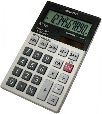 Sharp EL-W211 GGY - Taschenrechner