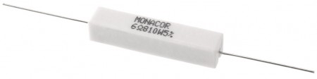 MONACOR LSR-68/10 Hochlast-Zementwiderstände, 10 Watt