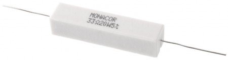 MONACOR LSR-330/20 Hochlast-Zementwiderstände, 20 Watt
