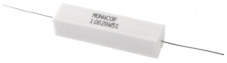 MONACOR LSR-10/20 Hochlast-Zementwiderstände, 20 Watt