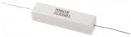 MONACOR LSR-33/20 Hochlast-Zementwiderstände, 20 Watt