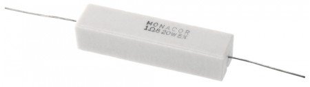 MONACOR LSR-18/20 Hochlast-Zementwiderstände, 20 Watt