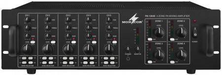 MONACOR PA-12040 4-Zonen-Mono-Mischverstärker