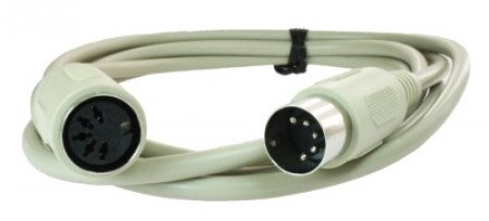 Verlängerungskabel für alle 5pol. Sensoren mit der Bezeichnung DIN/ca. 2 m (DIN: Stecker<->Buchse)