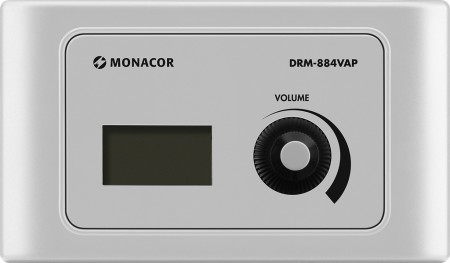 MONACOR DRM-884VAP Wandmodul zur Lautstärkeregelung mit Audioausgang