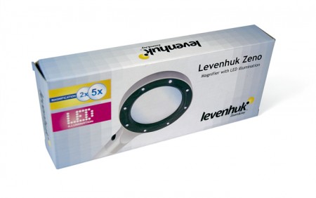 Levenhuk Zeno 100 Lupe, 2,5/5x, 78/19 mm, Metall