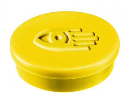 Legamaster 7-181005 Haftmagnete 10 mm, 10 Stück gelb