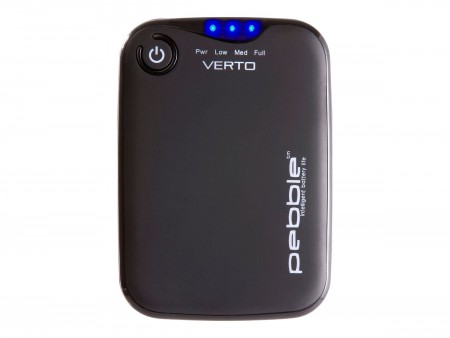 Veho Pebble Verto - portable Powerbank - 3700 mAh - 1000 mA (USB) schwarz