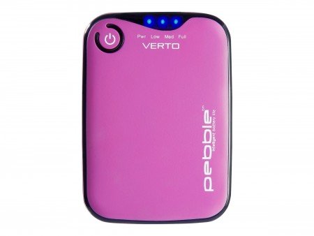 Veho Pebble Verto - portable Powerbank - 3700 mAh - 1000 mA (USB) pink