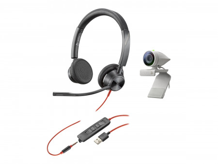 POLY Studio P5 Webcam  Audio, USB 2.0, mit Headset