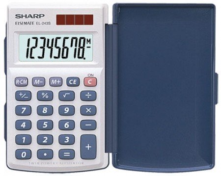 Sharp EL-243 S - Taschenrechner - 8-stelliges LCD 