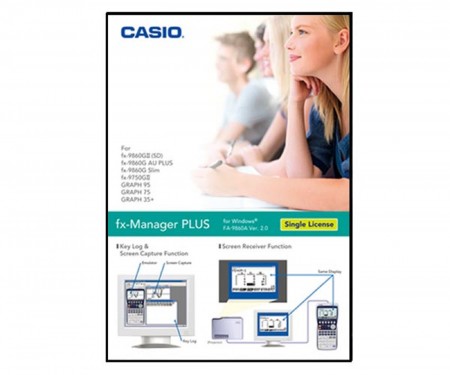 Casio FX-Manager Plus Einzellizenz (2.x) Emulator- Software für FX-9750GII/FX-9860GII/FX-9860GII SD