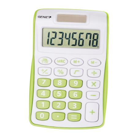 GENIE 120 G Taschenrechner grün, 8-stellig