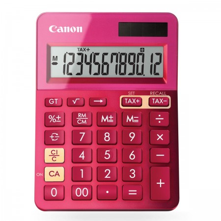 Canon LS-123K MOR - anzeigender Tischrechner - pink