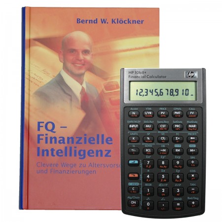 Bundle HP-10 BII+ und Buch - FQ-Finanzielle Intelligenz -