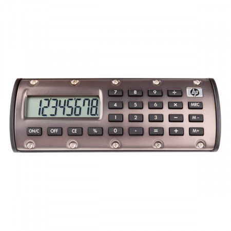 HP Quick Calc - Taschenrechner - bronze - 8-stelliges LCD - magnethaftend - Prozentrechnung