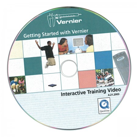 Vernier CD-Rom Get Started Beispiele mit über 40 Experimenten als interaktives Trainingsvideo (eng)