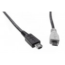 TI Kabel USB-Mini-B (m)  USB-MICRO-B Kabel (m) 25cm  / Verbindung zw. TI-Nspire/TI-84+ CE-T und BBC micro-bit