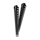 GENIE Spiralbinderücken, 25 Stk., 12mm, black