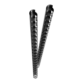 GENIE Spiralbinderücken, 25 Stk., 8mm, black