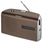 Grundig Music 60 - Portables Radio - braun/silber