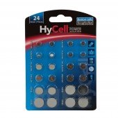 Ansmann HyCell - Knopfzellen Set 24 Stück - 2 Knopfzellen je Typ