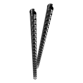 GENIE Spiralbinderücken, 25 Stk., 6mm, black